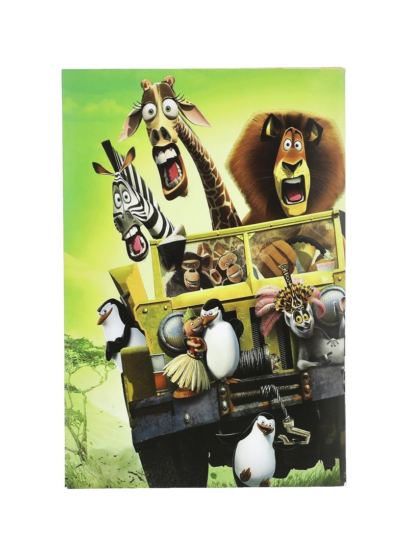 دفتر عربي مدبس 80 ورقة مسطرة 28.5*20.5 سم متعدد الألوان - Image 1