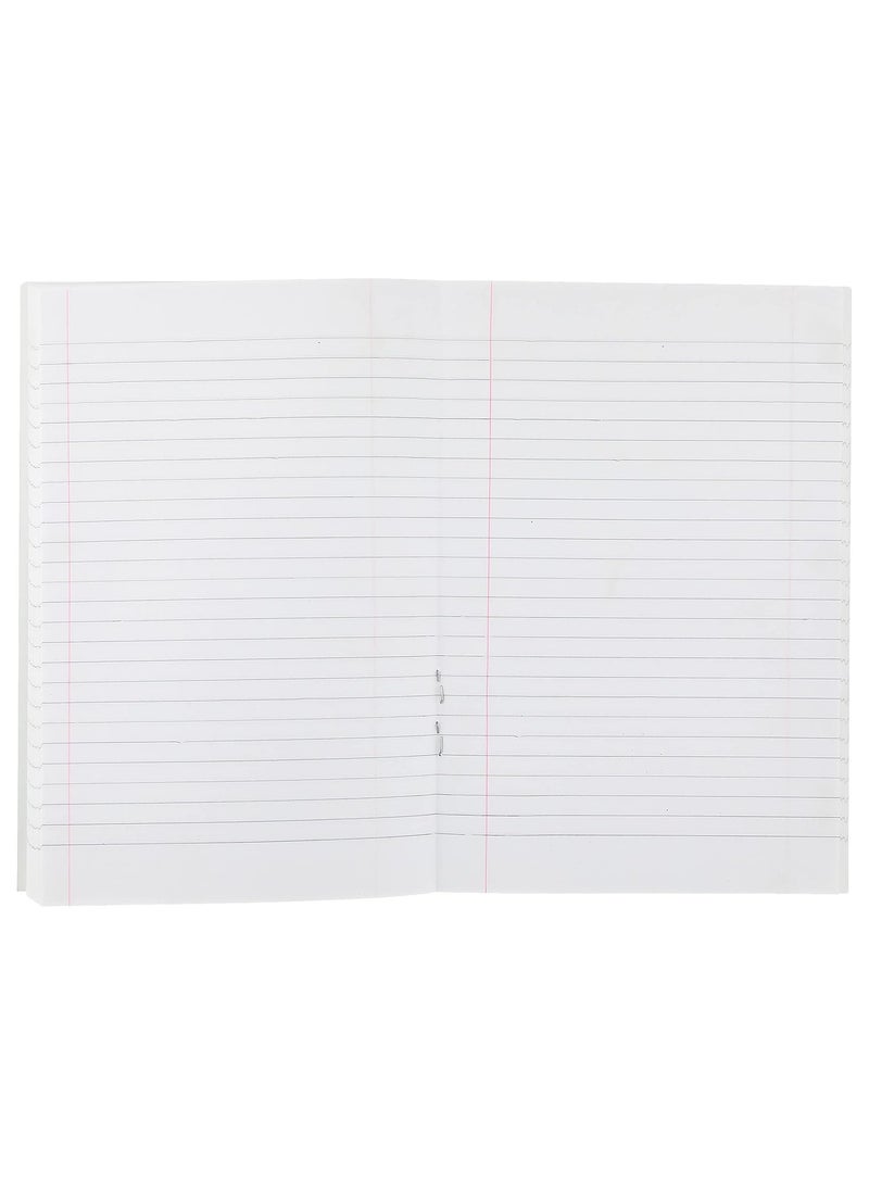 دفتر عربي مدبس 80 ورقة مسطرة 28.5*20.5 سم متعدد الألوان - Image 2