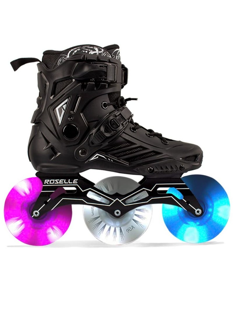 OVERS Professional LED Three Wheels Inline Skates for youth Men and Women - Image 1