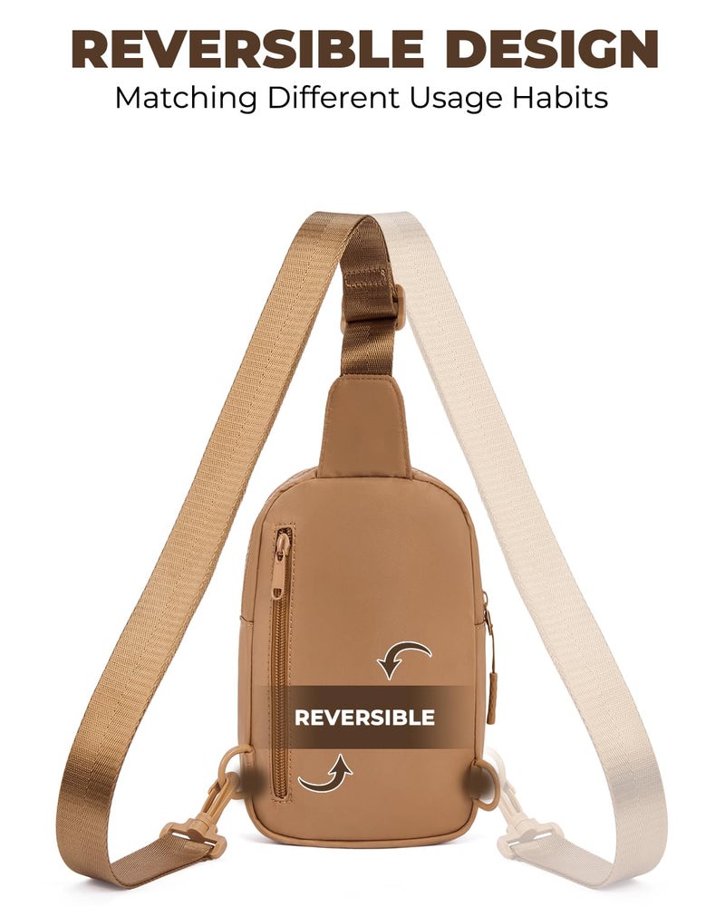 CHOLISS Small Sling Bag for Women and Men, Crossbody Bags Trendy Fanny Packs Chest Bag with Extended Strap - Image 4