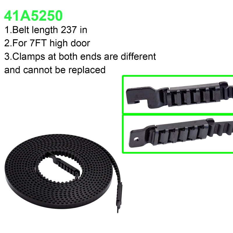 FBULWSEC 41A5250 Garage Door Drive Belt Assembly For 7' Liftmaster  Sears  Chamberlain Garage Door Opener Hd600  Wd952Kd  Wd952Kld  Wd822Kd  Wd912Ks - Image 5