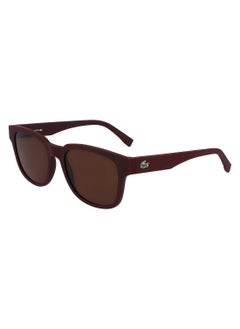 LACOSTE مستطيل كامل الحواف مصنوع من مادة لاكوست صنز L982S 5319 (600) أحمر مطفي  - Image 1