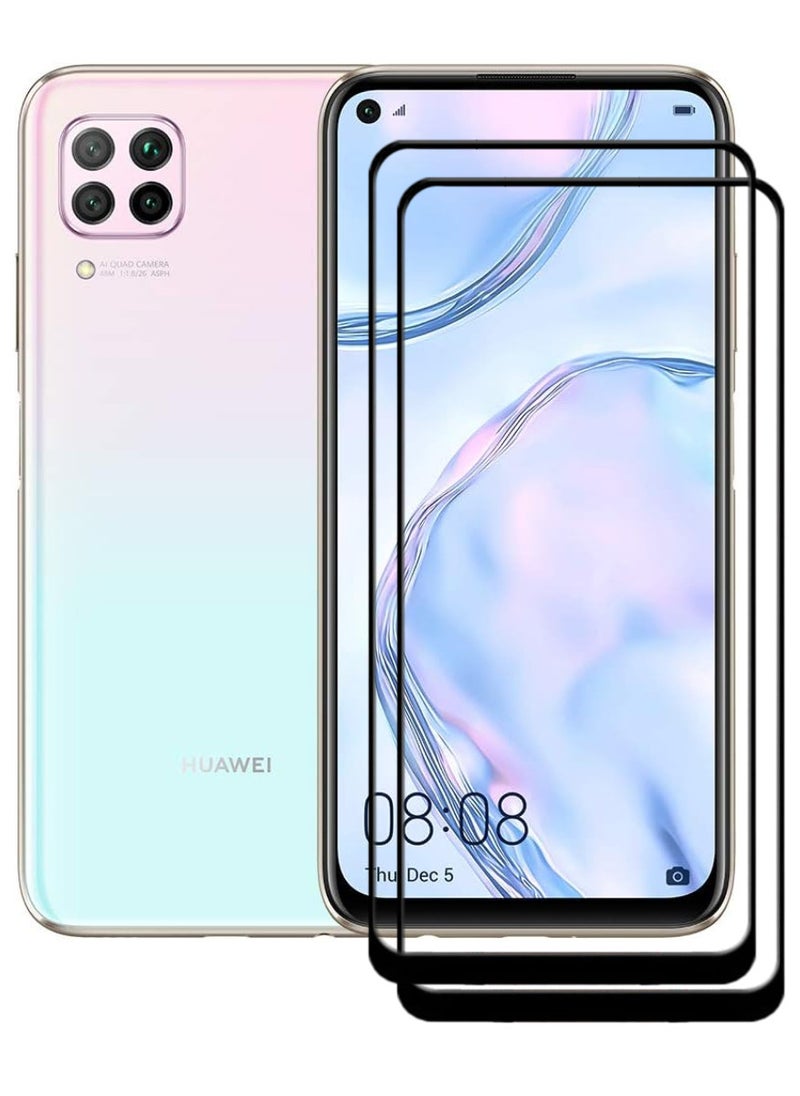 ACLIX 2 Pieces Antistatic ESD Dustproof Premium Quality High Definition Tempered Glass Screen Protector Designed For Huawei nova 7i - Image 1