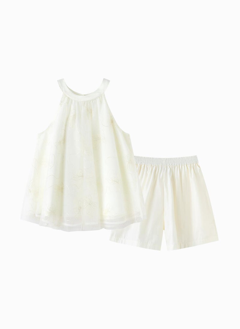 Balabala Kids Girl Woven short sleeve suit  - Image 4
