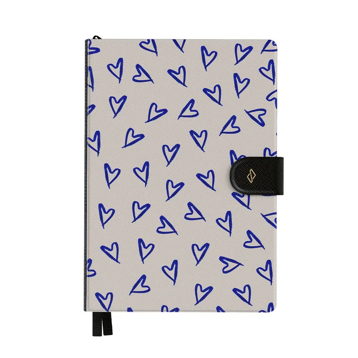 بورجا دفتر تخطيط بورجا  غير مؤرخ بغلاف جلدي نباتي وإغلاق مغناطيسي