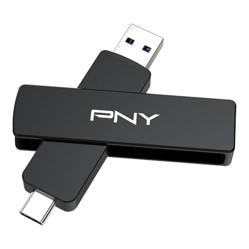 PNY 256GB Duo Link V3 USB 3.2 Gen 2 Type-C & Type-A OTG Flash Drive Extreme Speeds Read/Write 1000/800MB/s External Mobile Storage Compatible with Smartphone/Tablet/Laptops/Desktops - Image 4