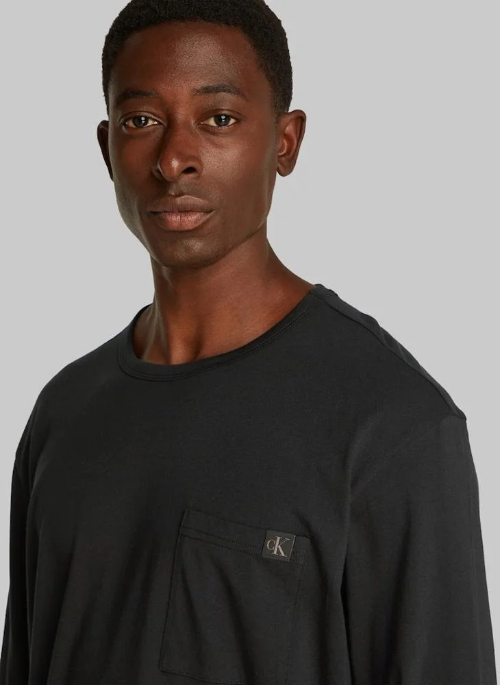 CALVIN KLEIN Crew Neck T-Shirt & Pants Set