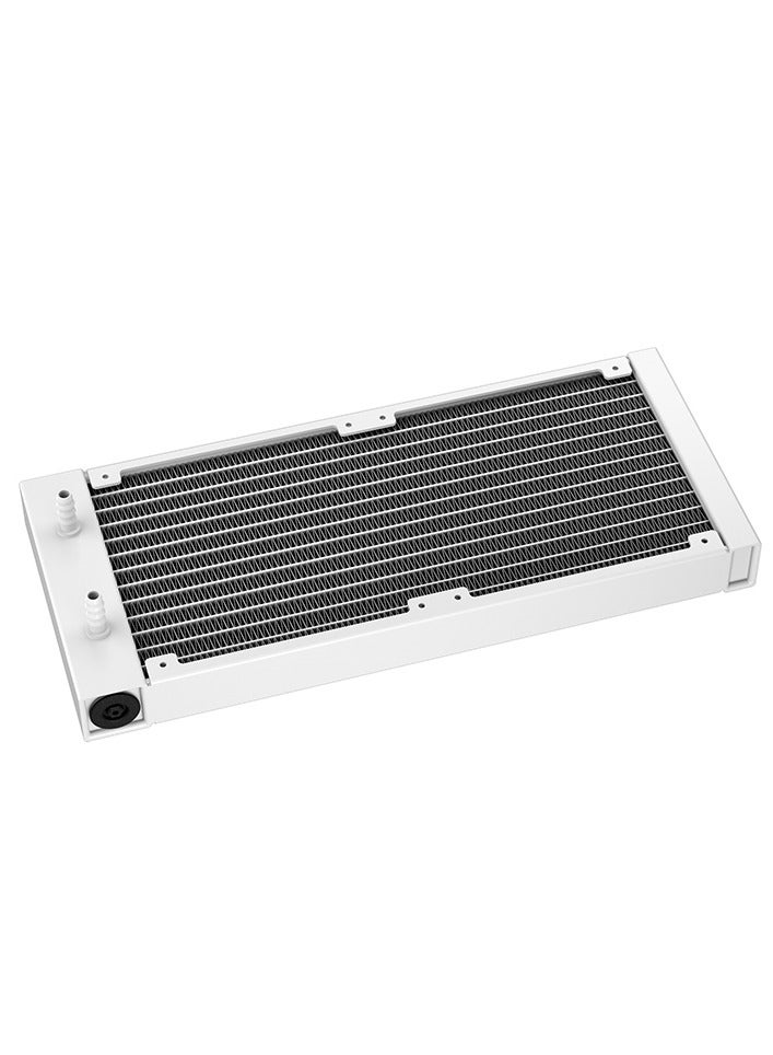 DEEPCOOL LE240 WH V2 240mm Liquid CPU Cooler, Dual 120mm ARGB Fans, Hydro Bearing Pump, Anti-Leak Technology, Intel & AMD Compatible, High-Performance RGB AIO Cooling for Gaming & Overclocking, White | R-LE240-WHAMMN-G-2 - Image 4