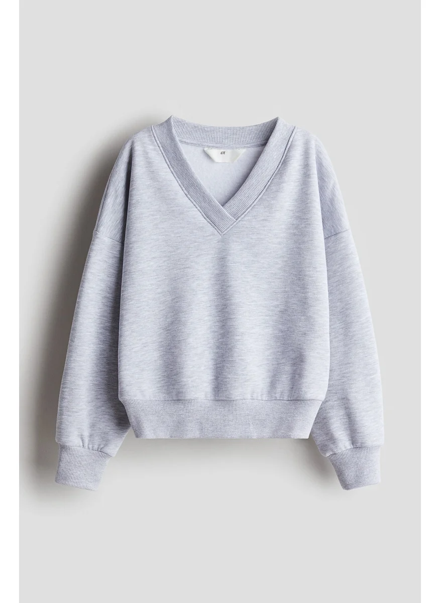اتش اند ام V-Neck Sweatshirt