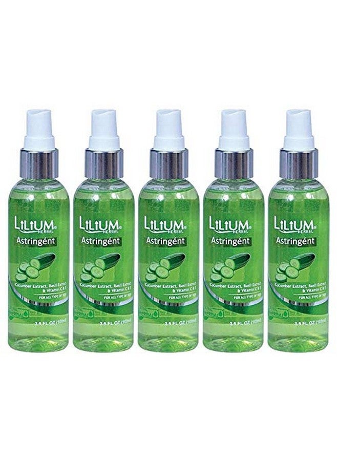 Lilium Herbal Cucumber Skin Toner 100ml Pack of 5