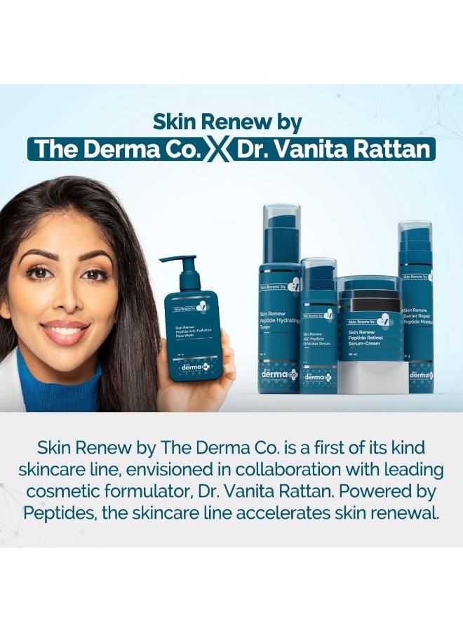 ذا ديرما كو The Derma Co. X Dr.V غسول الوجه المضاد للتلوث بالببتيد للبشرة مع الببتيدات والنياسيناميد - 100 مل| 0.5% حمض الساليسيليك | التقشير|تنظيف لطيف وعميق - Image 3