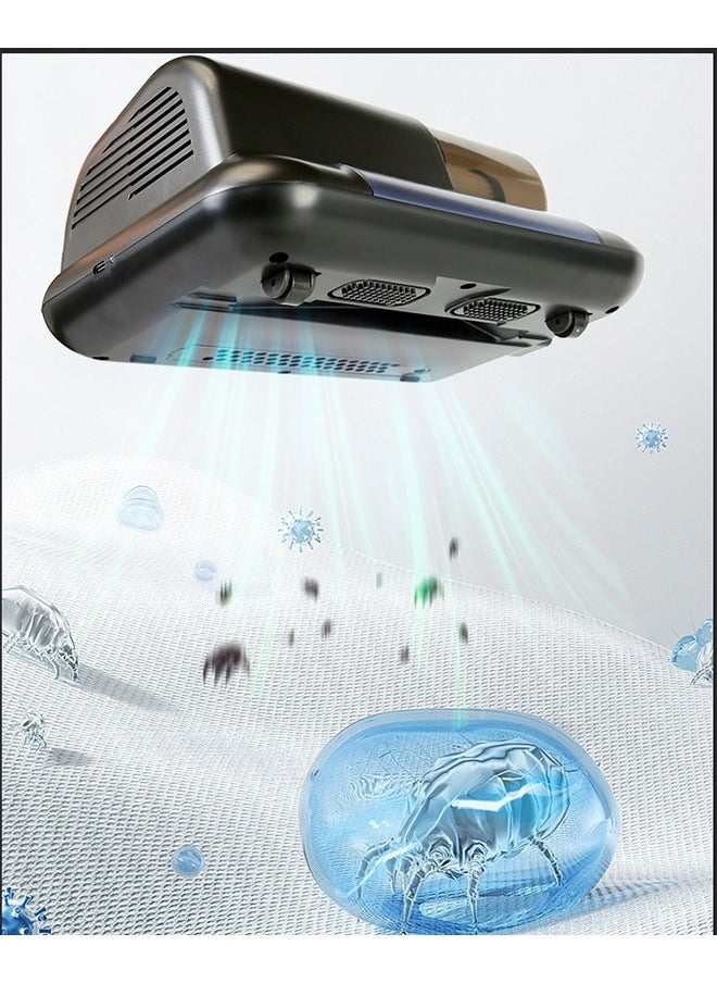 Joshberg Dual Cup Dust Mite Vacuum，Mattress Vacuum Cleaner with 10Kpa Suction 253.7nm UV-C Light & 8000 RPM/Min Brushroll Rotation & HEPA Filter Effectively Clean Up for Pillows, Sheets, Mattresses, Sofas, Plush Toys and Other Fabric Surfaces  - Image 3