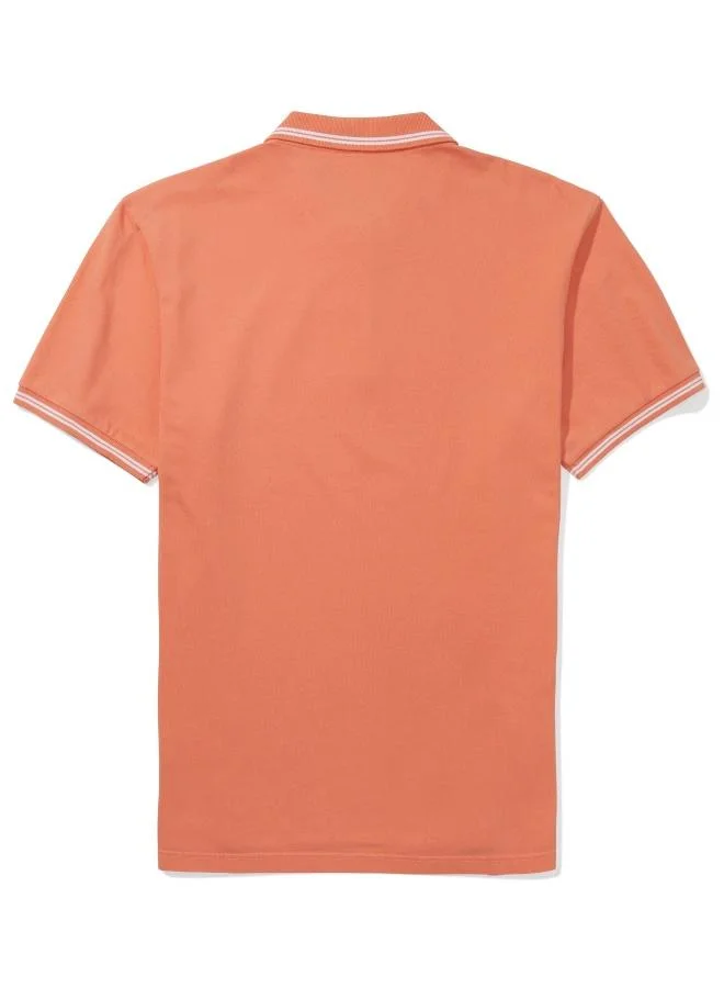 امريكان ايجل Logo Detail Short Sleeve Polo Shirt