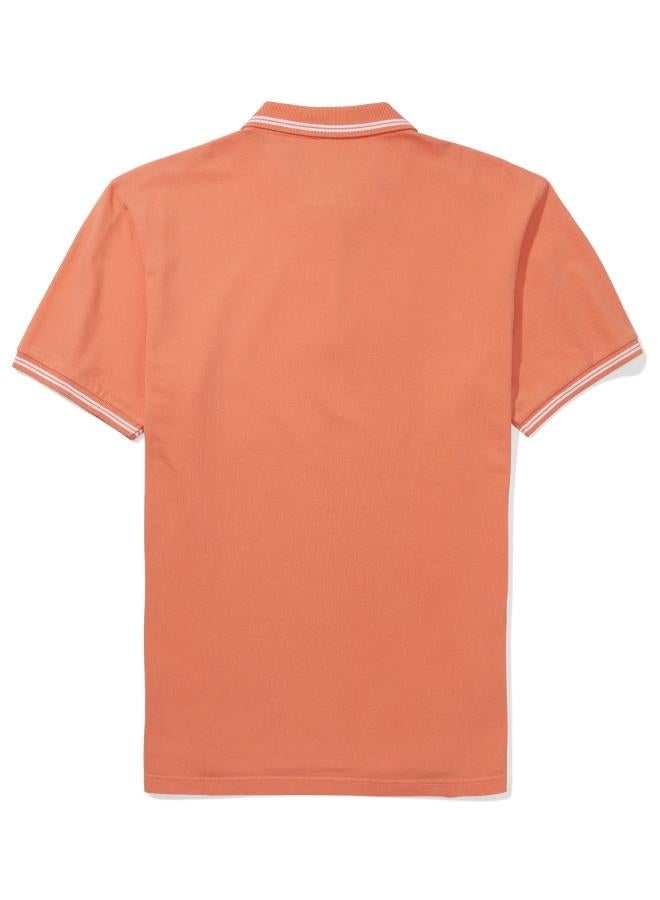 American Eagle AE Tipped Flex Pique Polo Shirt  - Image 2