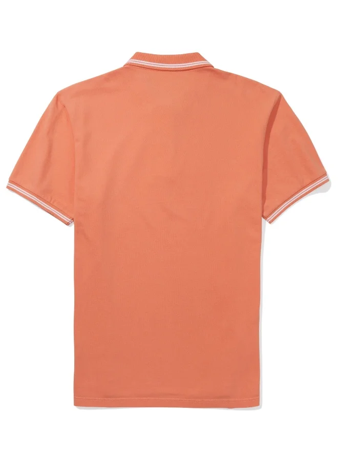 American Eagle AE Tipped Flex Pique Polo Shirt
