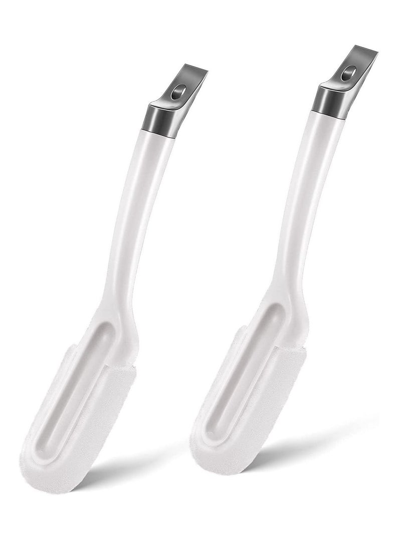 Excefore Cleaning Brush For Shoes, 2 Pcs Laundry Brush, Clothes, Shoes Scrubbing Brushes Set, Durable bristles Comfort Grip for Carpet, Floor, Sink, Bathroom, Household Cleaning Brushes  - Image 1