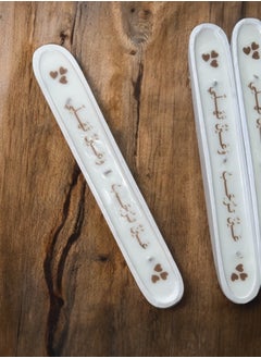 ANUM BY MUNA Welcome Candle in a long gypsum mold – 30 cm length and 5 cm width, scented with lavender – 110 grams.  - Image 3