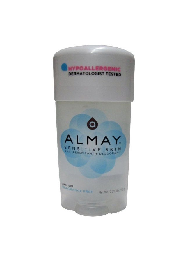 جل مضاد للتعرق ومزيل للروائح خالي من العطر 2.25 أونصة (عبوة من 5)