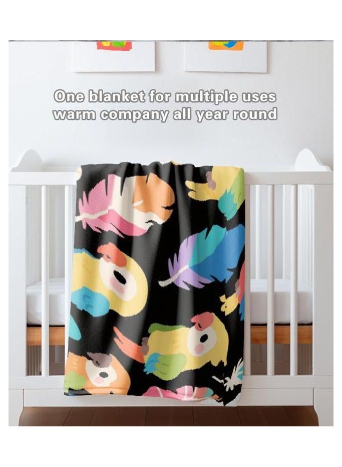 عام بطانية رقيقة من الفانيلا (دافئة ومريحة، ومناسبة للنوم واستخدام الألعاب وإزالة الغبار ومقاومة للرمل) 150 سم * 200 سم - 201 - Image 1