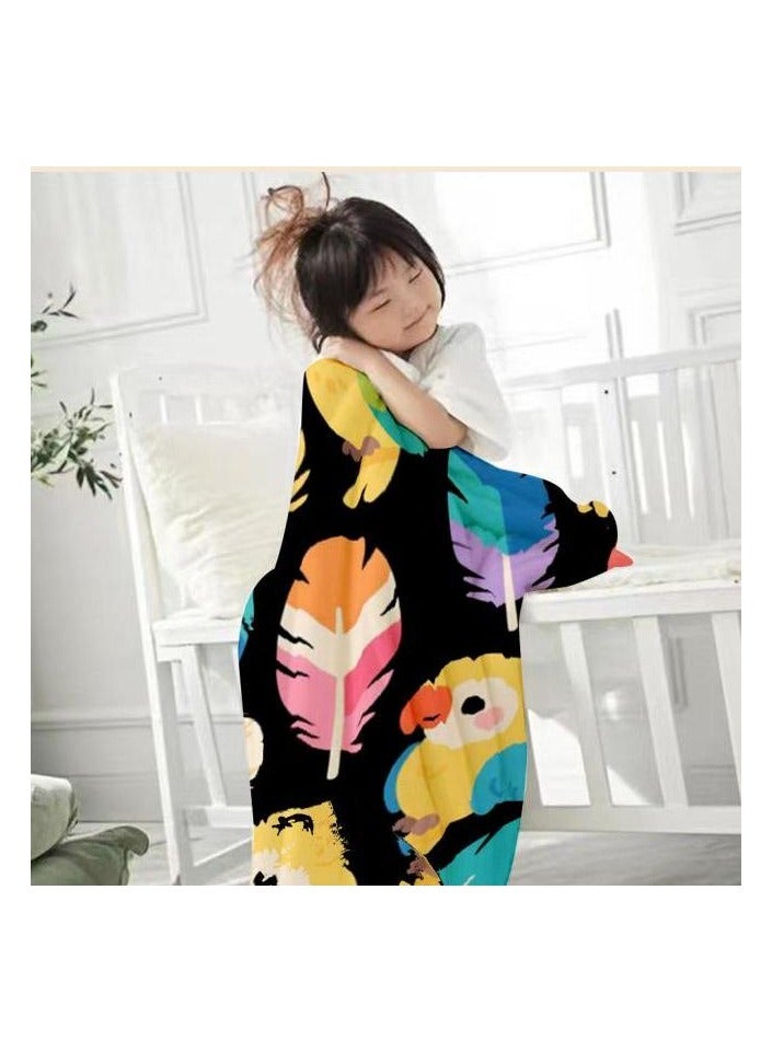 عام بطانية رقيقة من الفانيلا (دافئة ومريحة، ومناسبة للنوم واستخدام الألعاب وإزالة الغبار ومقاومة للرمل) 150 سم * 200 سم - 201 - Image 3