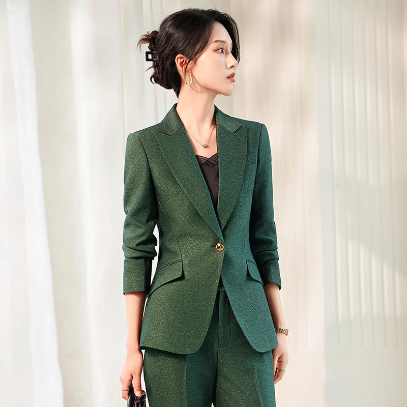 Vision Professional Women'S Clothing Manufacturer Ky2502 Professional Suit Jacket Women'S Factory Accessible Luxury Commuter Work Clothes - Image 3