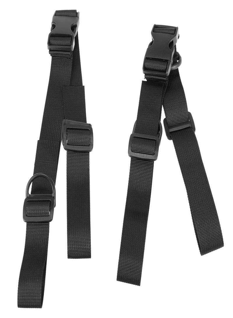 Generic 2 Packs Adjustable Backpack Chest Straps Sternum Straps Belts with 10pcs Zipper Pulls  - Image 2