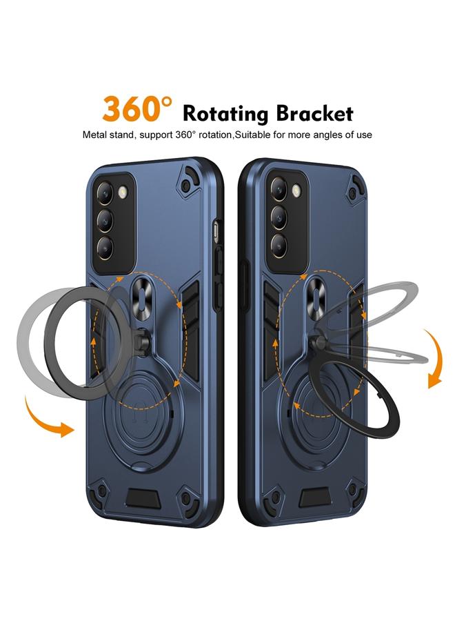 erorex Case For vivo Y100 IDN Metal Ring 360 Degree Rotating Holder PC Hybrid TPU Phone Case - Image 2