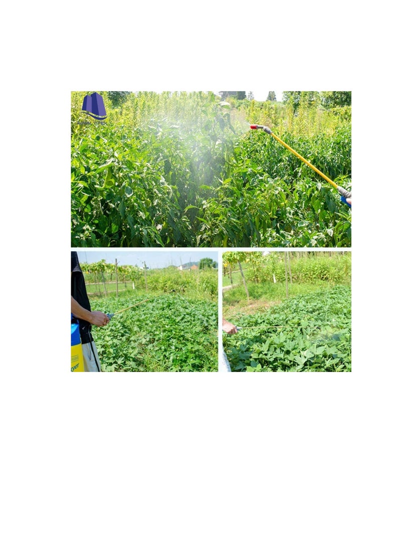 Lawn and Garden Portable Pressure Sprayer Pump for Herbicides Pesticides Fertilizers Mild Cleaning Solutions and Bleach Includes Shoulder Strap - 5Ltr - Image 3