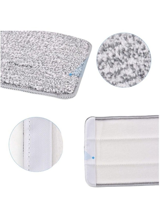 10 pieces wet and dry flat microfiber mop, size 30*11 cm, replaceable and washable - Image 3