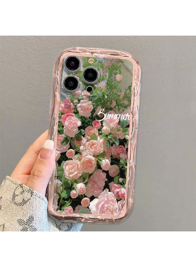 Cute Flower Case  iPhone 15 PROMAX Lightweight and Stylish Full Body Shockof tective Rugged TPU Case for Women/Girls - Image 2