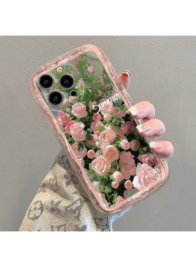Cute Flower Case  iPhone 15 PROMAX Lightweight and Stylish Full Body Shockof tective Rugged TPU Case for Women/Girls - Image 3