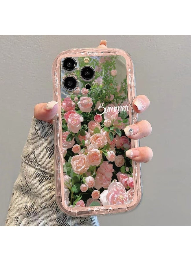 Cute Flower Case  iPhone 15 PROMAX Lightweight and Stylish Full Body Shockof tective Rugged TPU Case for Women/Girls - Image 1