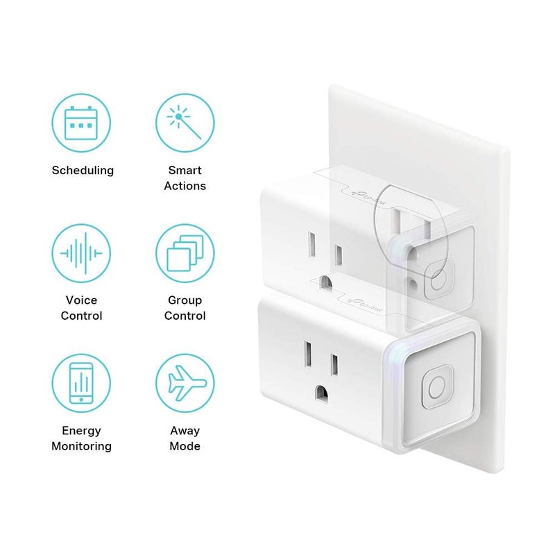 Kasa Smart Plug Mini with Energy Monitoring, Smart Home Wi-Fi Outlet Works with Alexa, Google Home & IFTTT, Wi-Fi Simple Setup, No Hub Required (KP115), White - Image 2