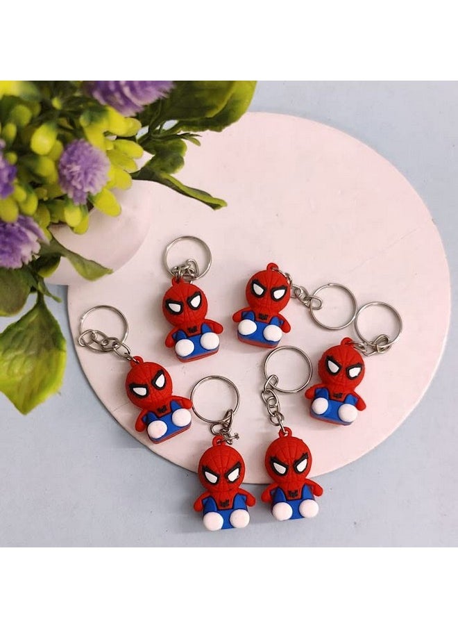 Tera13 - Rubber Birthday Return Gifts For Kids ,Keychain For Boys (24 Pcs) Cartoon Keychain For Kids , Bike , Car , Keychain For Men , Cartoon Heroes Keychain For Kids & Boys,Multicolor - Image 1