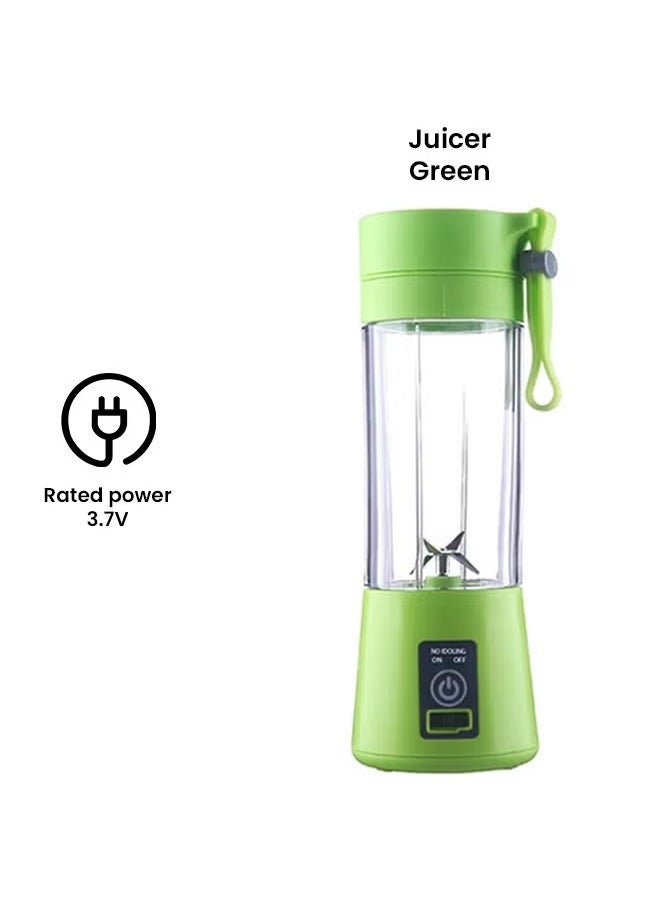 JAJEEK HM-03 Portable Electric Blender & Juicer Cup – 380ml USB Rechargeable, 6 Stainless Steel Blades, One-Touch Operation, Compact & Lightweight – Ideal for Smoothies, Juices, and Protein Shakes – Multicolor Design​  - Image 4