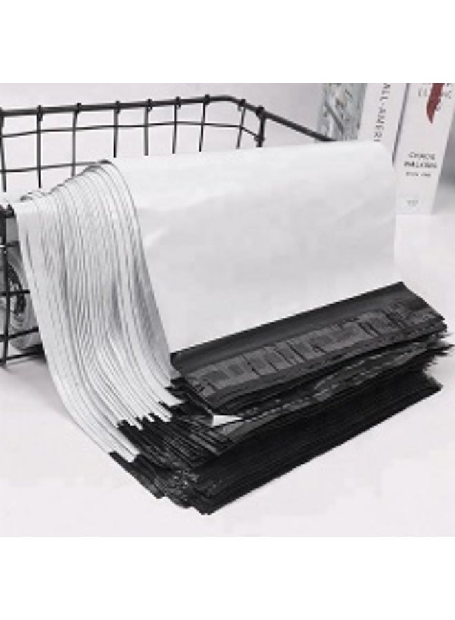Premium Shipping Bags with Clear Outer Pocket - Handmade Mailing - Waterproof Closure for Online E-commerce, 50 Pieces, 30*17cm - Image 2