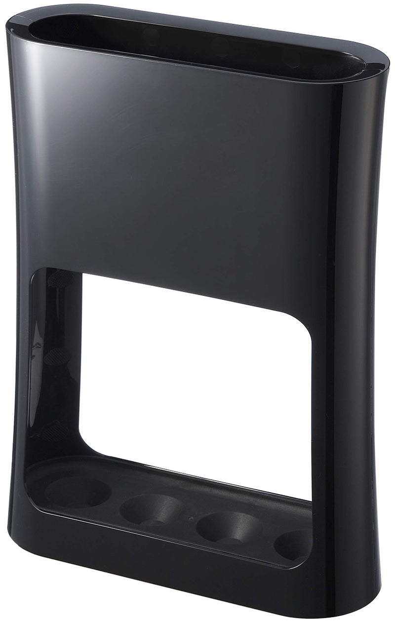 Yamazaki Yamazaki Home Oval Umbrella Stand  Holder for Umbrellas  Walking Canes ABS Plastic One Size Black