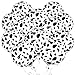 HSLCGF 12 Pcs 18 inch Cow Print Aluminum Foil Balloons Jungle Animal Patterns Round Aluminium Foil Balloon Wildlife Print Balloons for Zoo Themed Jungle Safari Themed Birthday Decorations - Image 2