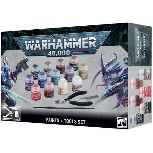 Games Workshop ورشة الألعاب - وارهامر 40,000: مجموعة الألوان + الأدوات - Image 1