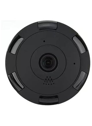كاميرا مراقبة بانورامية 360 درجة واي فاي مع ذاكرة microSD، رؤية ليلية، وصوت ثنائي، بدون DVR - أسود - pzsku/Z260D5572517E06250C4DZ/45/1745416478/0c6f73bc-fdad-436e-9568-831a3b215226