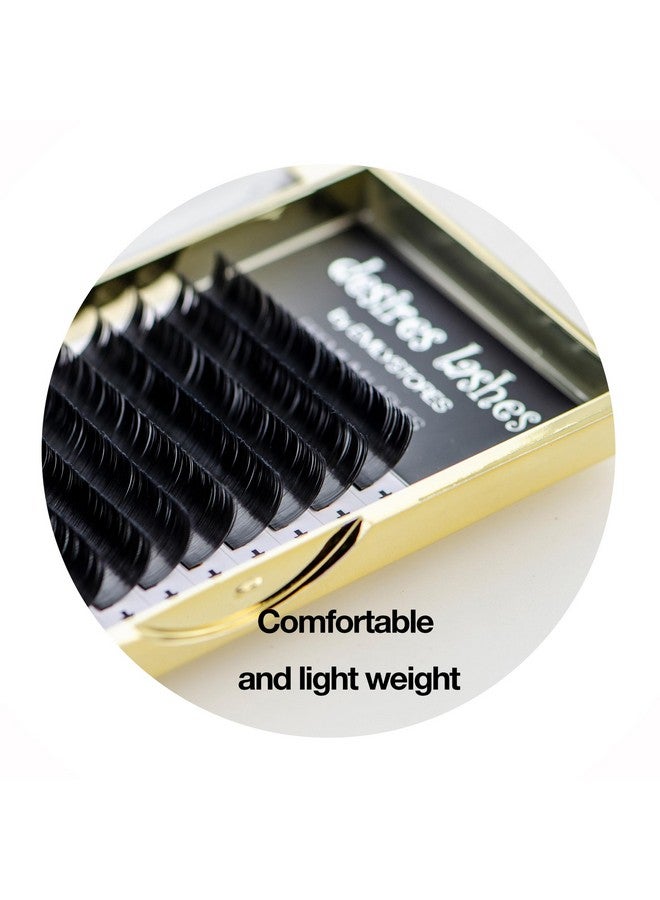 EMILYSTORES Hes By Emilystores Ellipse Eyelashes 0.20Mm Thickness C Curl Length 17Mm Flat Lashes Extensions Individual Volume So-Soft For Eyelash Extension(Ellipse,Flat 0.20,C,17Mm) - Image 4