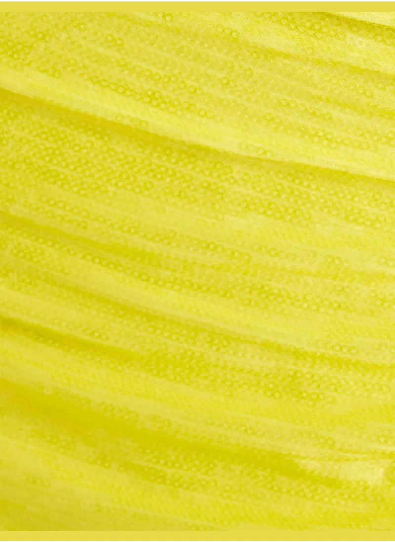 KOTON Sequined Cut Out Detail Mini Dress