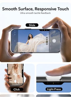 ZORIK ZORIK for iPhone 16 Pro Max Case, Compatible with MagSafe,  Built-in Stash Stand Phone Case, Scratch-Resistant Back Cover, Classic Series, Clear  - Image 4