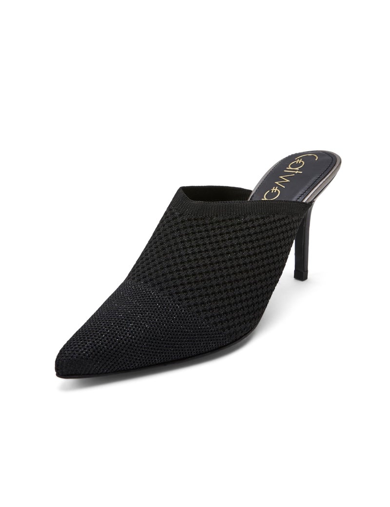 Catwalk Women Stylised Back Open Kitten Heels | For Women & Girls (BLACK,5 UK) - Image 1