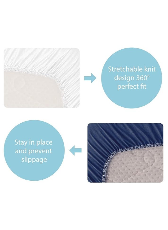 Moro Moro Soft & Breathable Mini Crib Sheet – 100% Cotton  - Image 2