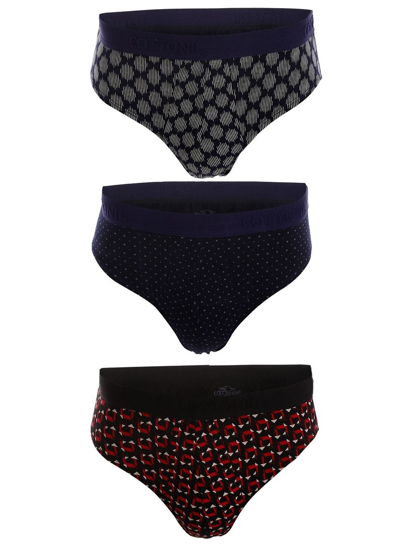 COTTONIL - Bundle Of (3) Bikini Printed For Men - Image 1