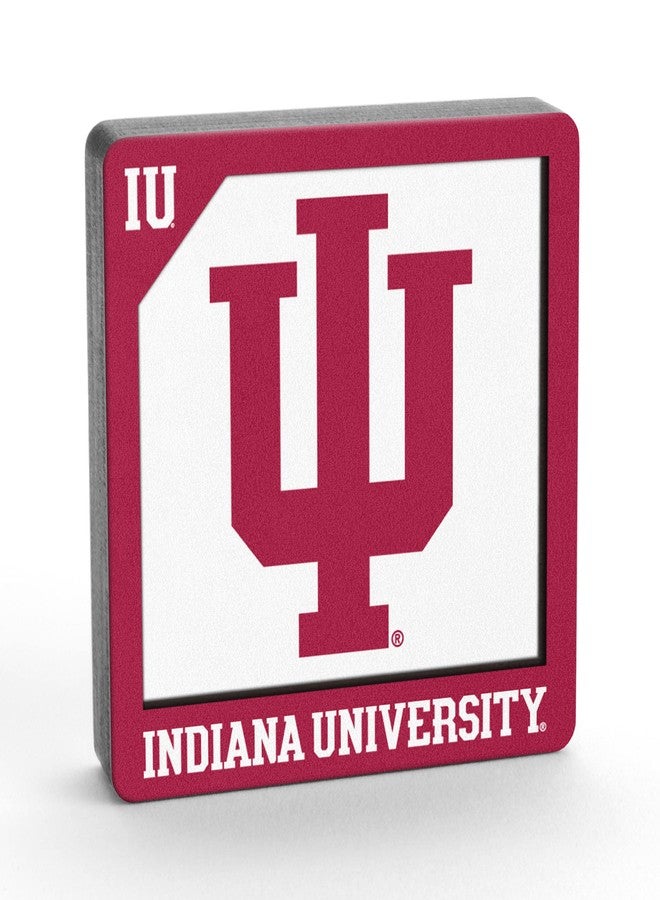 YouTheFan NCAA Indiana Hoosiers 3D Logo Series Magnets - Image 1