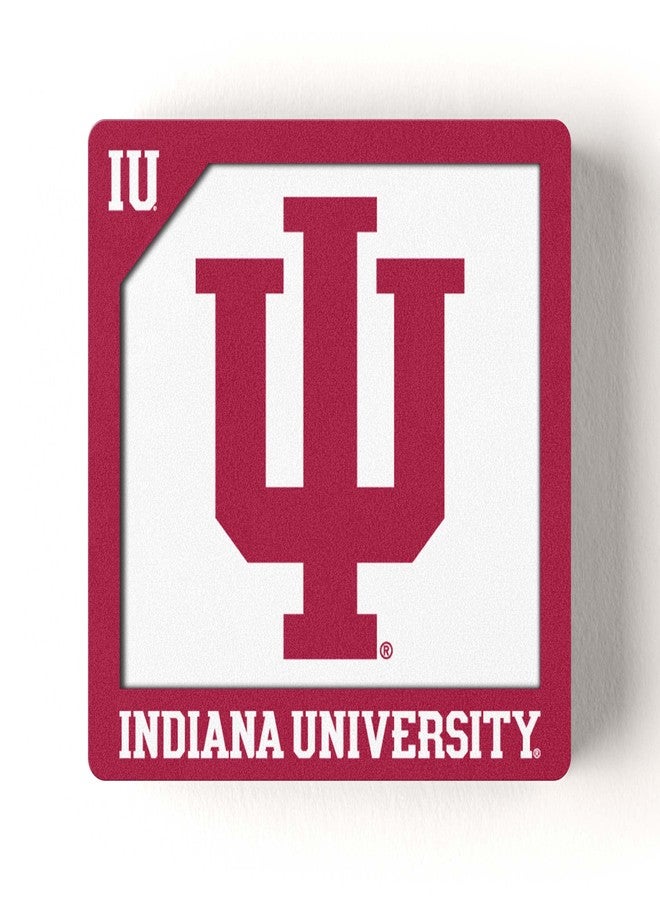 YouTheFan NCAA Indiana Hoosiers 3D Logo Series Magnets - Image 4