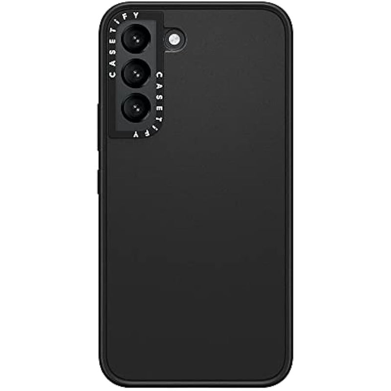 Casetify Impact Case for Samsung Galaxy S22 - Matte Black - Image 1