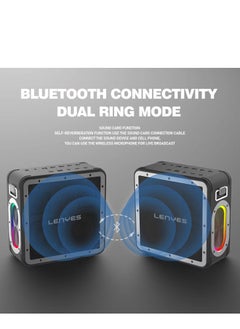 Lenyes Lenyes S823 Wireless Speaker with Bluetooth V5.0，21600mah Mobile Power Forward And Reverse Charging Function，6.5MM Audio Cable Support A  Variety Of Wired Music Devices.  - Image 2